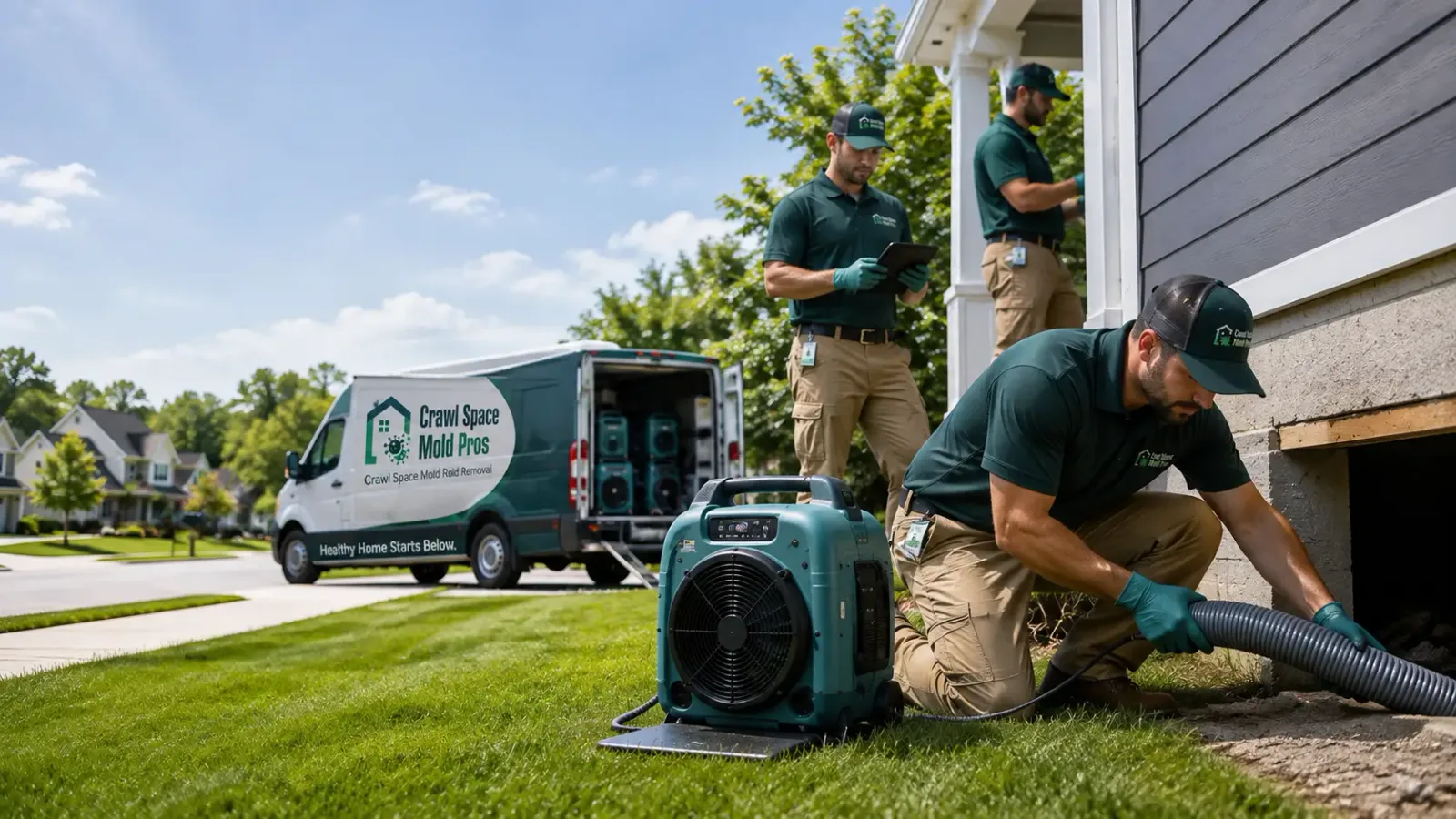 Crawl Space Mold Removal in Sandyville, OH